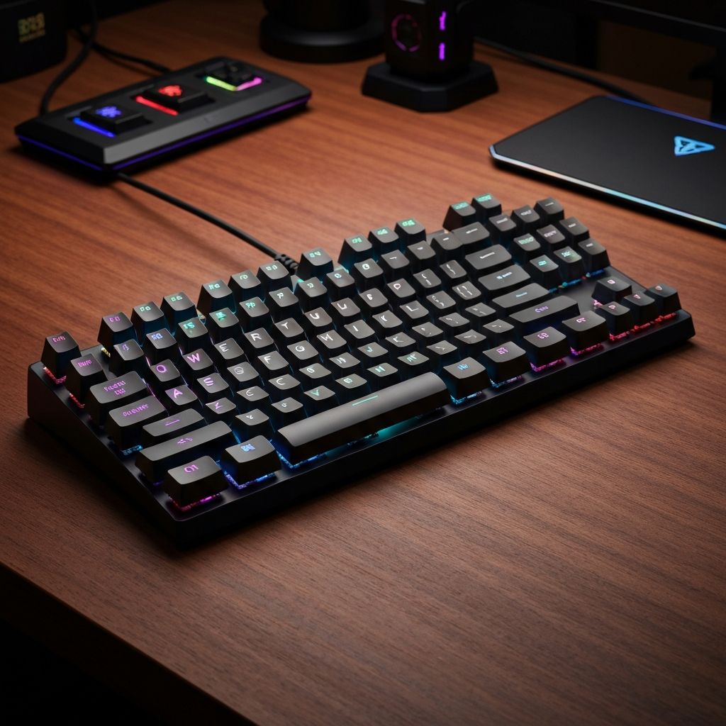 Novo teclado mecânico